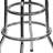 Piya Double Ring Chrome Barstool-49300367-49300369