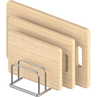Cutting Board Organizer Stand Holder,304 Stainless Steel Chopping Board Holder
