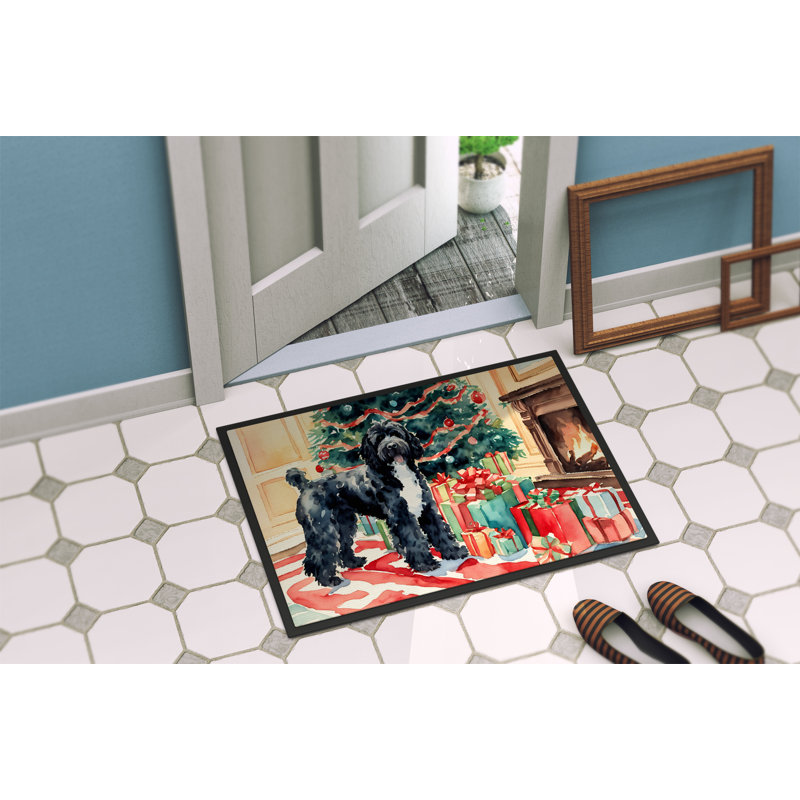 Tapis d'entrée antidérapant Jeremah, L 18 po x L 27 po