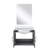 Single Bath Vanity 24 In. W X 22 In. D, Quartz Countertop And 18 In. Mirror