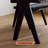 Black Retro Design Rectangular Dining Table-1923816104