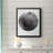 Graphite Moon I Premium Framed Canvas - Ready to Hang