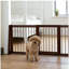 Barrière en bois pour animaux, barrière pour animaux autoportante