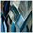 Abstract Blue Gray Quilted Bedspread All Sizes-126078672