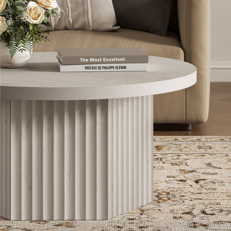 Table basse Cesiro, Blanc