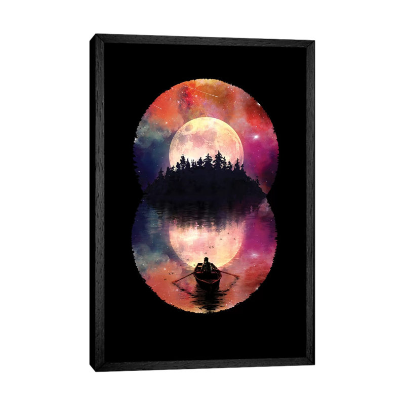 Nature's Union by Nicebleed - Print on Canvas, Black Framed, 66.04cm H x 45.72cm W x 3.81cm D