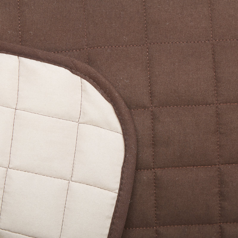 Housse pour fauteuil wayfair basics, marron