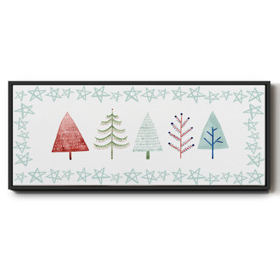 Christmas Tree Whimsy Collection C-, toile encadrée