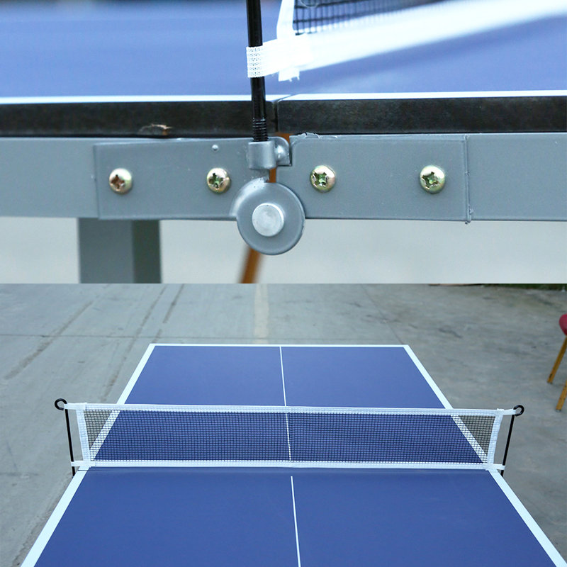 Ensemble de table de ping-pong pliable et portable 6 pi, 2 raquettes de tennis de table et 3 balles