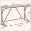 Ensemble de table de bar avec prise de courant, ensemble de table de bar et de chaises, ensemble de table de salle à manger 4 pièces, ensemble de table de petit déjeuner industriel, pour salon, salle à manger, salle de jeux-121320617