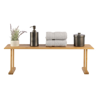 Tablette pour lavabo en bambou Lavish Home