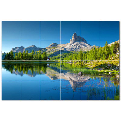 4.25'' x 4.25'' Satin Ceramic Decorative Mural