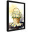 Art encadré noir, panier de fleurs rempli de marguerites, impressions de style rétro-1434146249