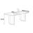 Modern Rectangle Dining Table with Rock Board-289085970