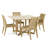 Westminster Teak Square Teak Solid Wood Outdoor Dining Table , 48 " W 48 " D