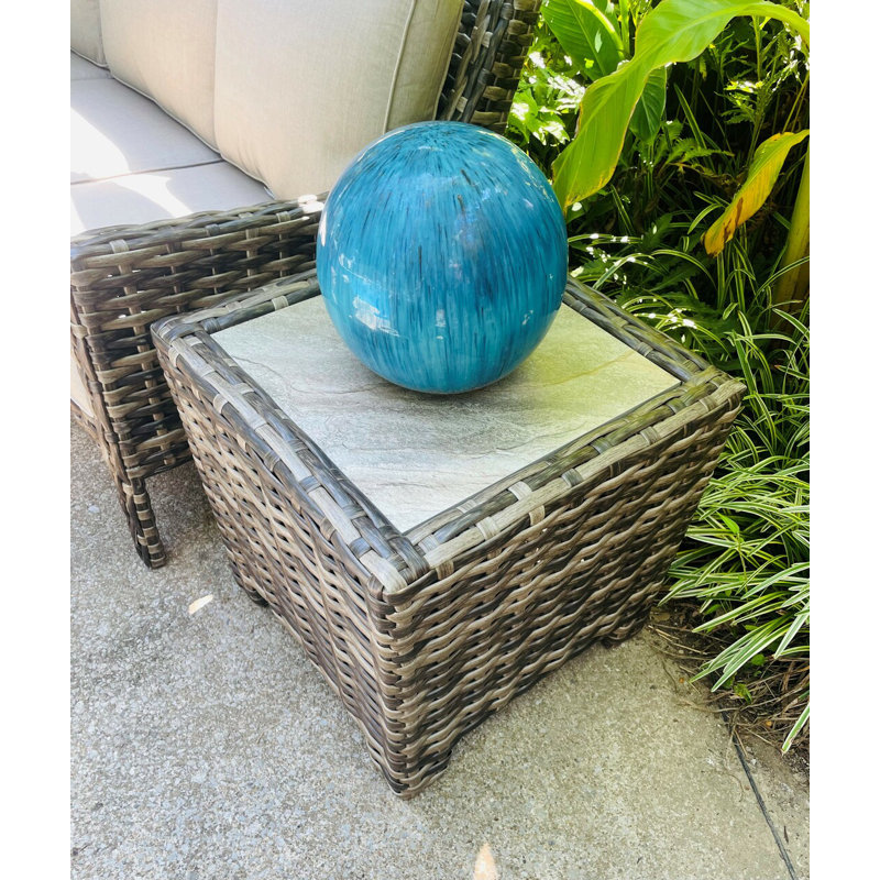 Torrence Outdoor Square Side Table