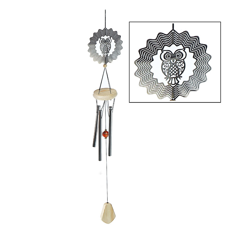 Hibou fileur avec carillon