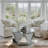 Amla 31" Glass Coffee Table Mirrored Top