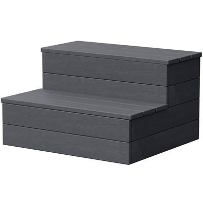 Outdoor Waterproof Hot Tub Steps Multi-Use Anti-Slip Patio Stairs for Spa and Pool