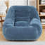 Fauteuil à billes en velours côtelé couleur chameau | Canapé Cozy Cloud-Like, sans assemblage, support ergonomique pour le salon, la chambre à coucher et le dortoir-431824828