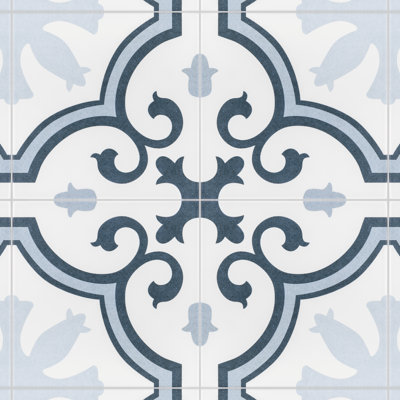 Carreau de porcelaine pour plancher et mur 9-3 / 4 po x 9-3 / 4 po Merola