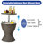 Kaeto Outdoor Plastic Bar Table with Extendable Tabletop-1661766219
