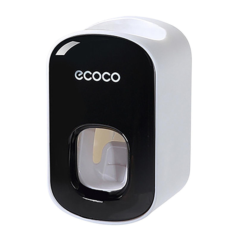 Automatic toothpaste squeezer Bathroom Nail- Wall-mounted Double-squeezer Lazy Automatic Toothpaste Squeezer, Black