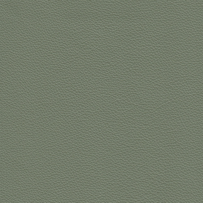 Causeuse à accoudoirs roulés en cuir véritable Copola, Cuir véritable vert