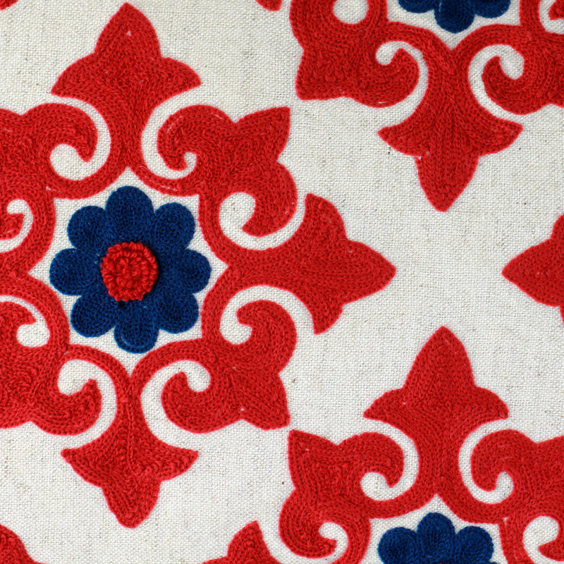 Housses de coussin en mélange de coton à la main Novica