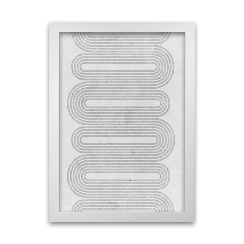 Black And White Set B - Print, White Frame, 84cm H x 59cm W x 3cm D