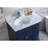Mirhan 36 " W Freestanding Standard Free Standing 1 Single Vanity Bathroom Vanity With Marble Top-286593725