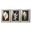 Imprimé graphique Murex rose - encadré sur mesure de qualité supérieure - 3 pièces-1318840400-1318840404