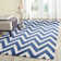Chevron Wool Hand Woven Area Rug