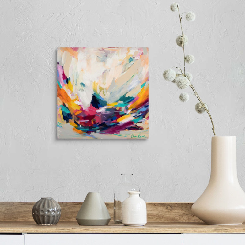 «New Beginnings» par Amira Rahim - reproduction sur toile, Toile tendue, H 12 po x l 12 po, Sans cadre