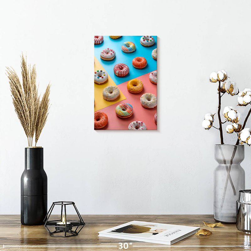 Yarlin Assorted Glazed Doughnuts, 12" H x 8" W