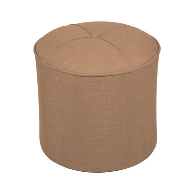 Pouf élégant avec structure en bois de sapin massif, tissu suède, 16,5 po x 16,9 po x 16,5 po | 28 mousses en mousse grise pour plus de confort | Matériau facile à nettoyer, parfait pour le salon, la chambre à coucher ou le bureau | Conception polyvalente et chic