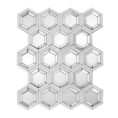 Lewisville Flat Beveled Wall Mirror