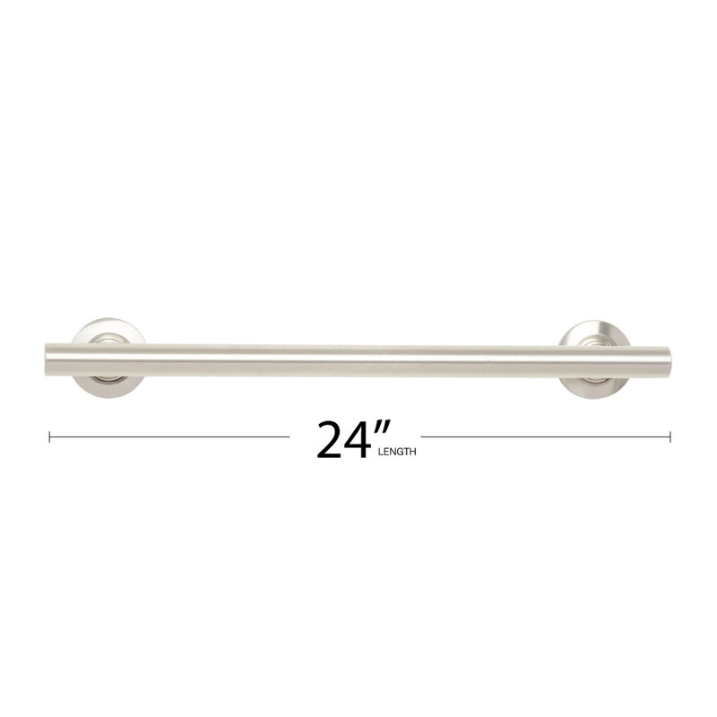 Coronado Grab Bar, Satin Stainless, 24" W