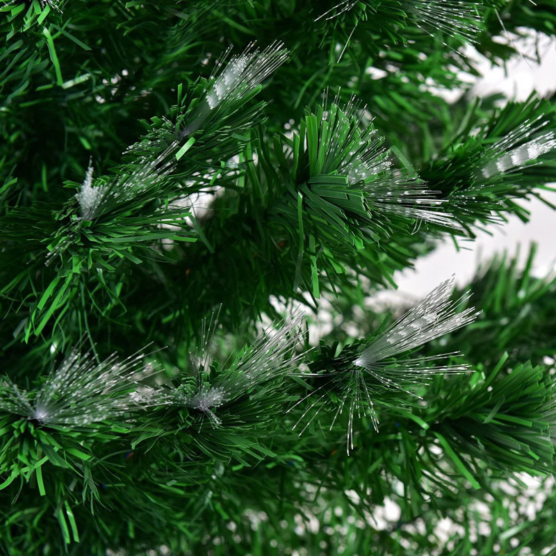 Lighted Artificial Pine Christmas Tree, 210cm H x 100cm W x 100cm D