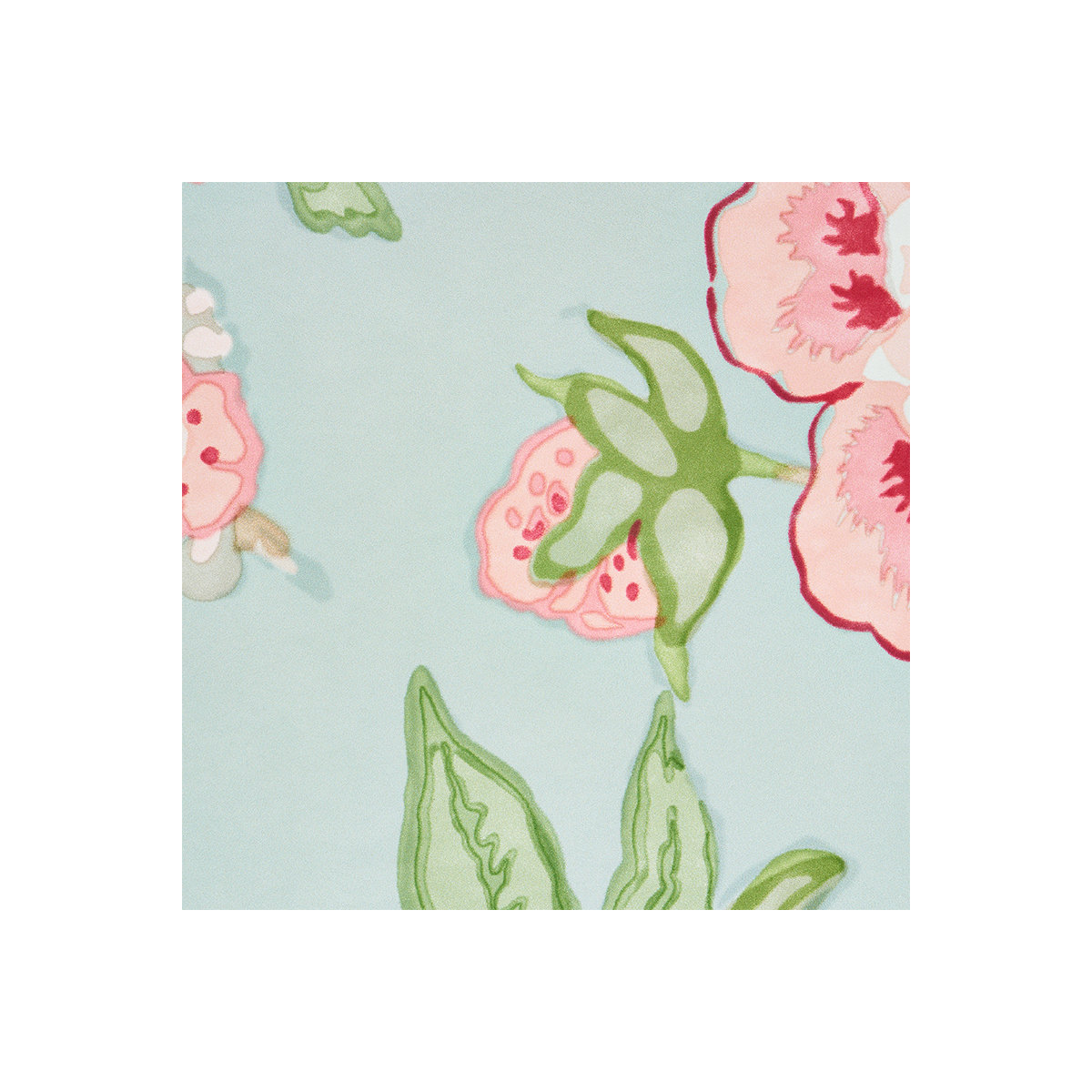 Schumacher Bermuda Blossoms Wallpaper | Wayfair