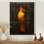 «Yellow Yellow Cage Bird Elegance», reproduction d'art murale oiseau