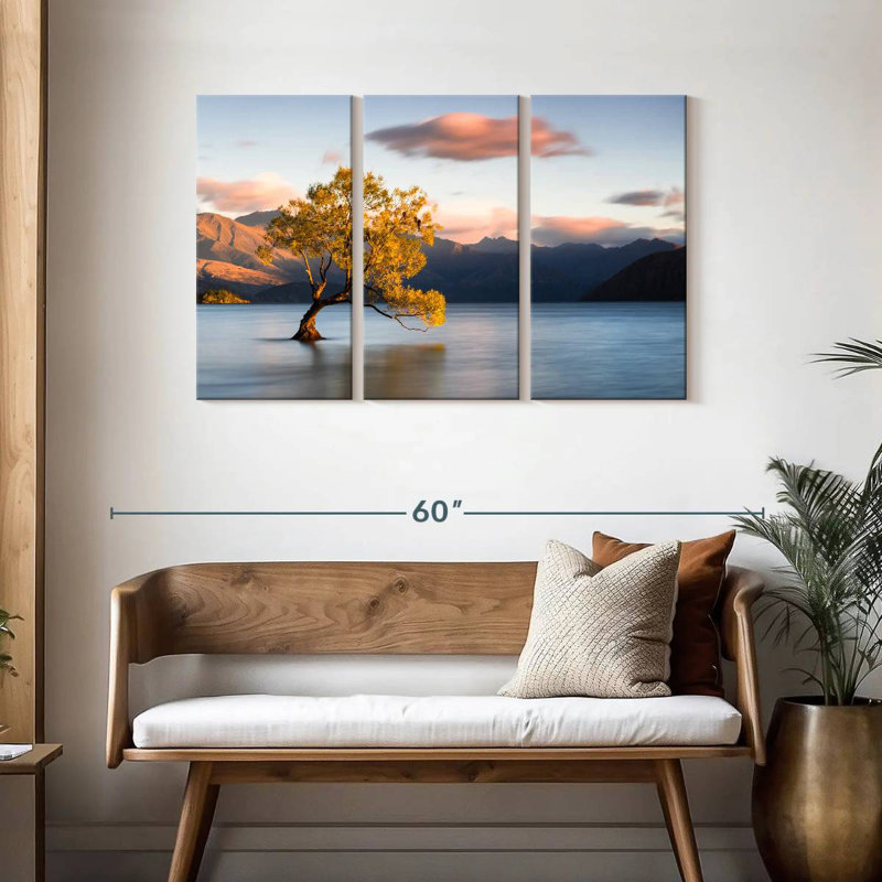 Alvord Lake Wanaka, Nouvelle-Zélande, H 28 po x l 45 po