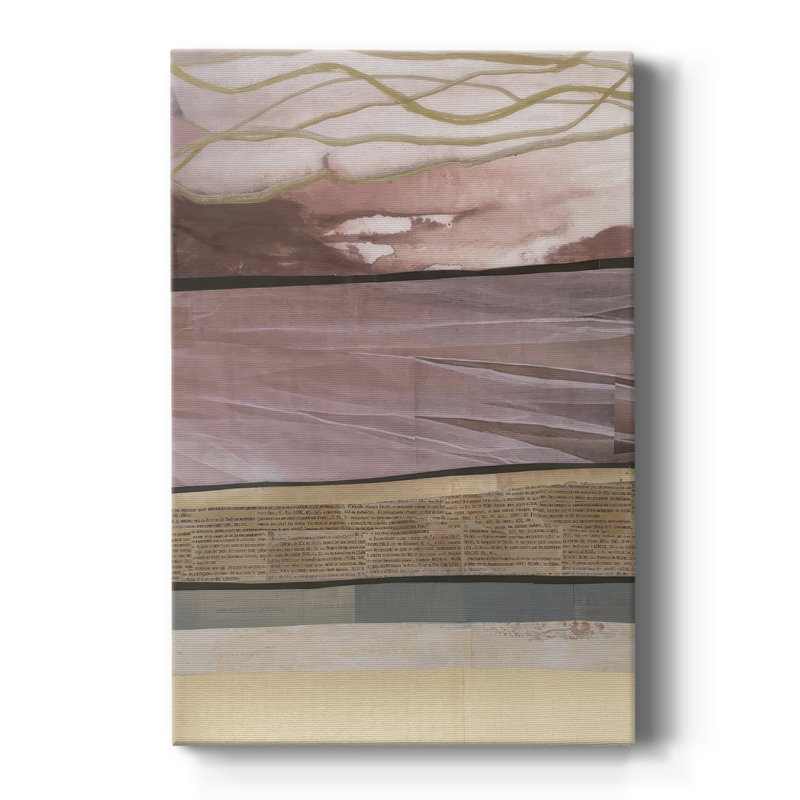 Waves of Collage I -Gallery Wraraped Cavas