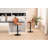 Kenessa Upholstered Faux Leather Adjustable Height Counter Stool