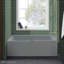 Baignoire en alcôve avec tablier gris mat 60 po x 32 po Voltaire-102694112