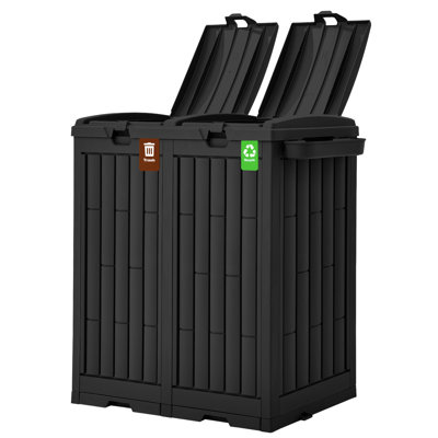 Balconera 76 Gallon Outdoor Trash Can