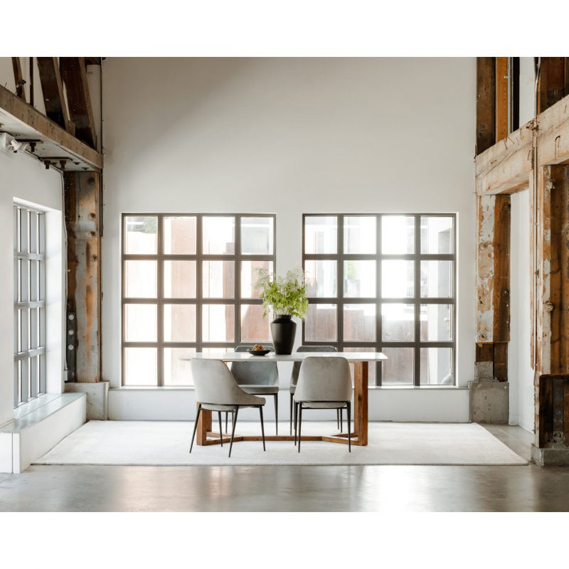 Hollins 71.5'' Marble Dining Table
