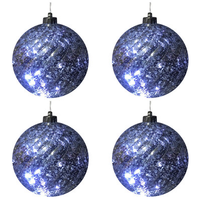 Boules de Noël sphériques à piles