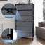 Commode 7 tiroirs 23,22 ", gris-900962624