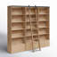 Bane Solid Wood Bookcase-1721431730